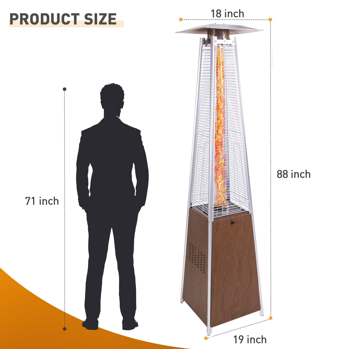 Patio Heater 48,000 BTU Outdoor Heaters