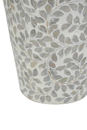 D9.8x19.7" Decorative Paper Powder Vase with Tapered Design