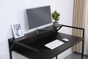 Console Table Narrow Modern Entryway Table Small Behind Couch Table Skinny Sofa Table Hallway Table For Living Room - Black