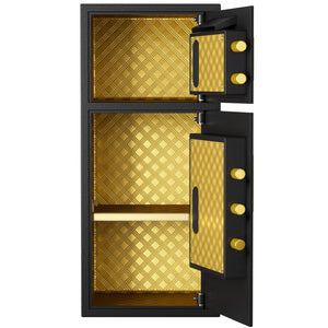 Large Double Door Coin Operated Safe, Digital Security Safe With Fireproof And Waterproof Bag