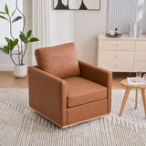 Thornfield Upholstered Square Swivel Accent Chair