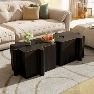 3-Piece Artistic Puzzle Table Set