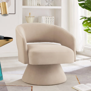 Modern Swivel Barrel Chair