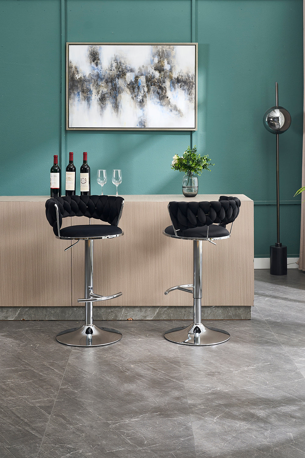 Set of 2 Bar Stools