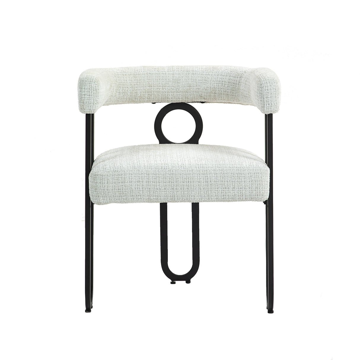 House hold contemporary designed upholstered accent/dining chair/barrel side chairs set of 2