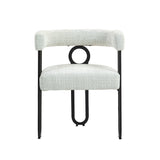 House hold contemporary designed upholstered accent/dining chair/barrel side chairs set of 2