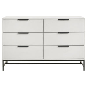 Taraval - 6 Drawer Bedroom Dresser - White