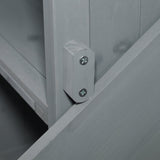 K&K 78.3' Outdoor Kitchen Island with Foldable Grill Table