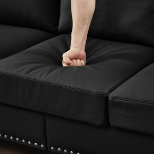 Modern Classic Design Leather Couch Set