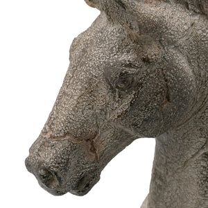 14x4.5x17' Antique Horse Statue On Stand