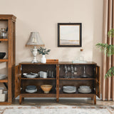 Sideboard with 4 Doors and Adjustable Shelves