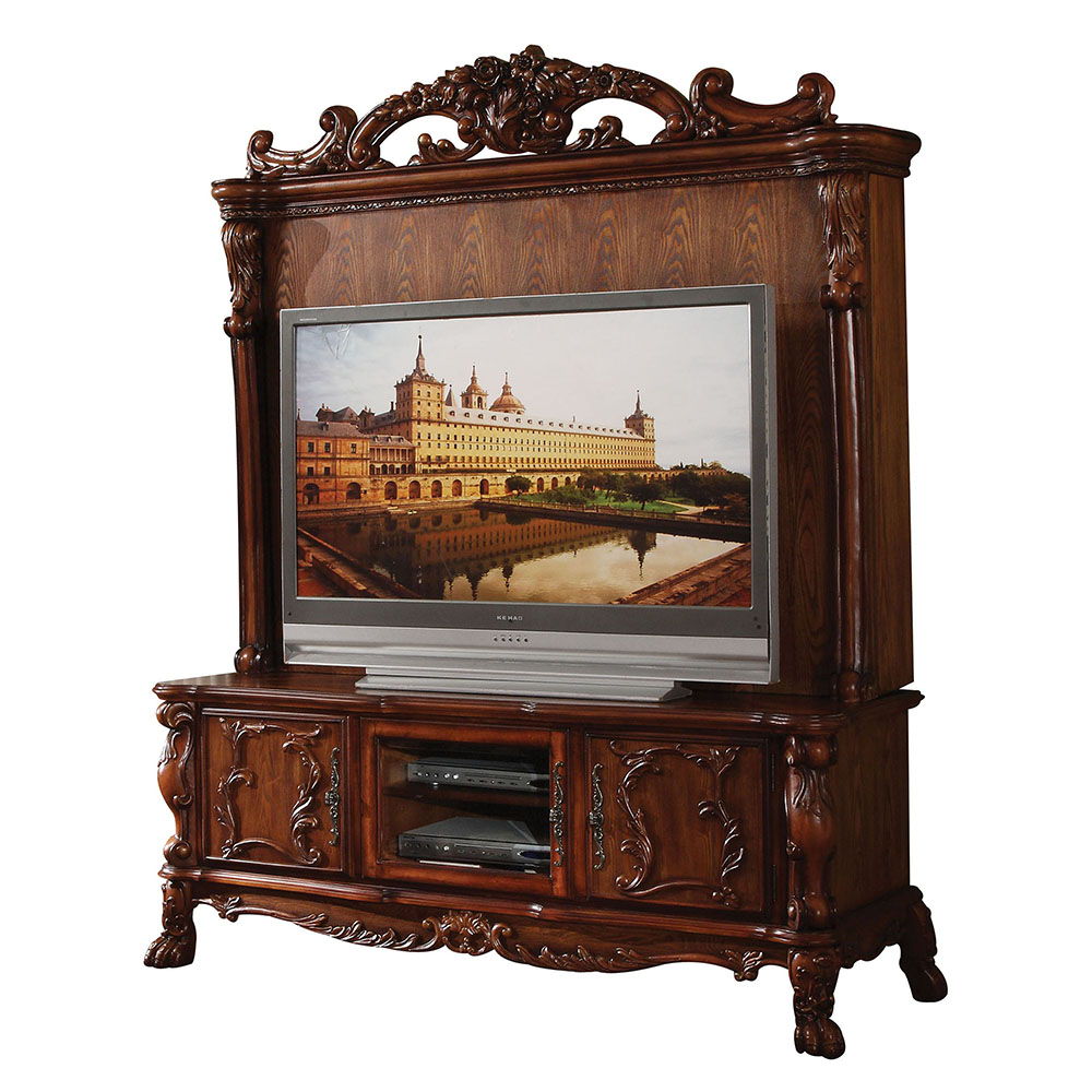 Dresden - 81" Entertainment Center - Cherry Oak