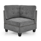 Caroline U Shaped Modular Sectional Sofa