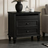 28" Wood Nightstand with Charging Station