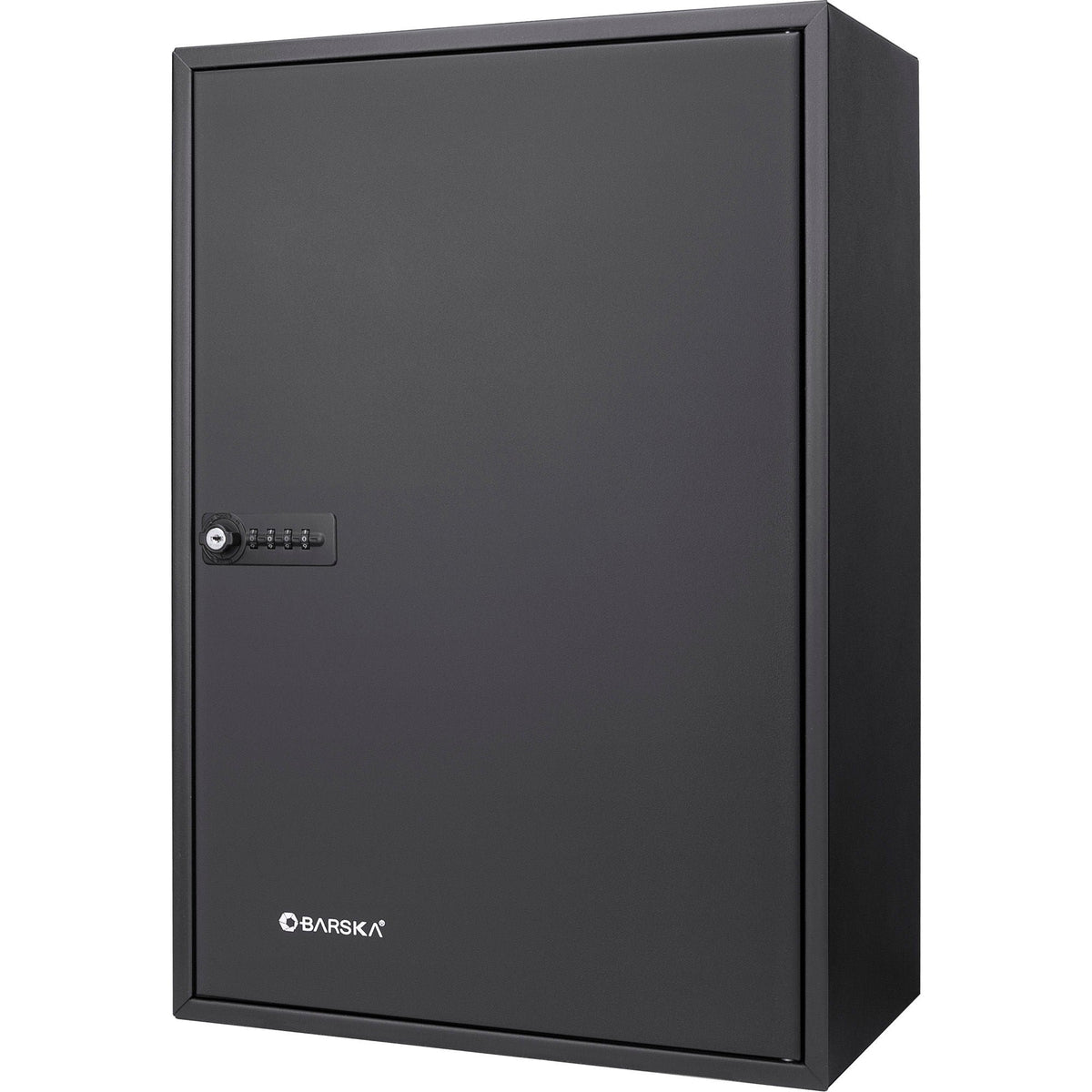Adjustable Key Cabinet With Combination Lock - Black