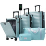Deluxe 5-Piece Hard-Side Luggage Set with USB and TSA Locks - Multiple Colors