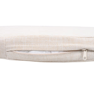 Acacia Wood Outdoor Dining Chairs 2-Pack with Beige Cushions