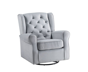 Glider Chair With Swivel - Gray