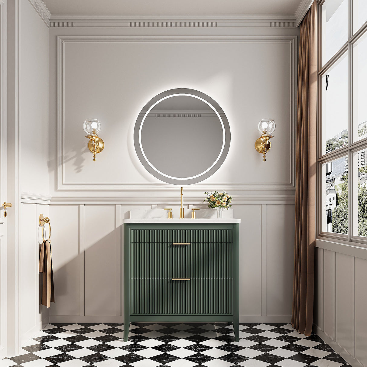 Fully Assembled 36'' Bathroom Vanity