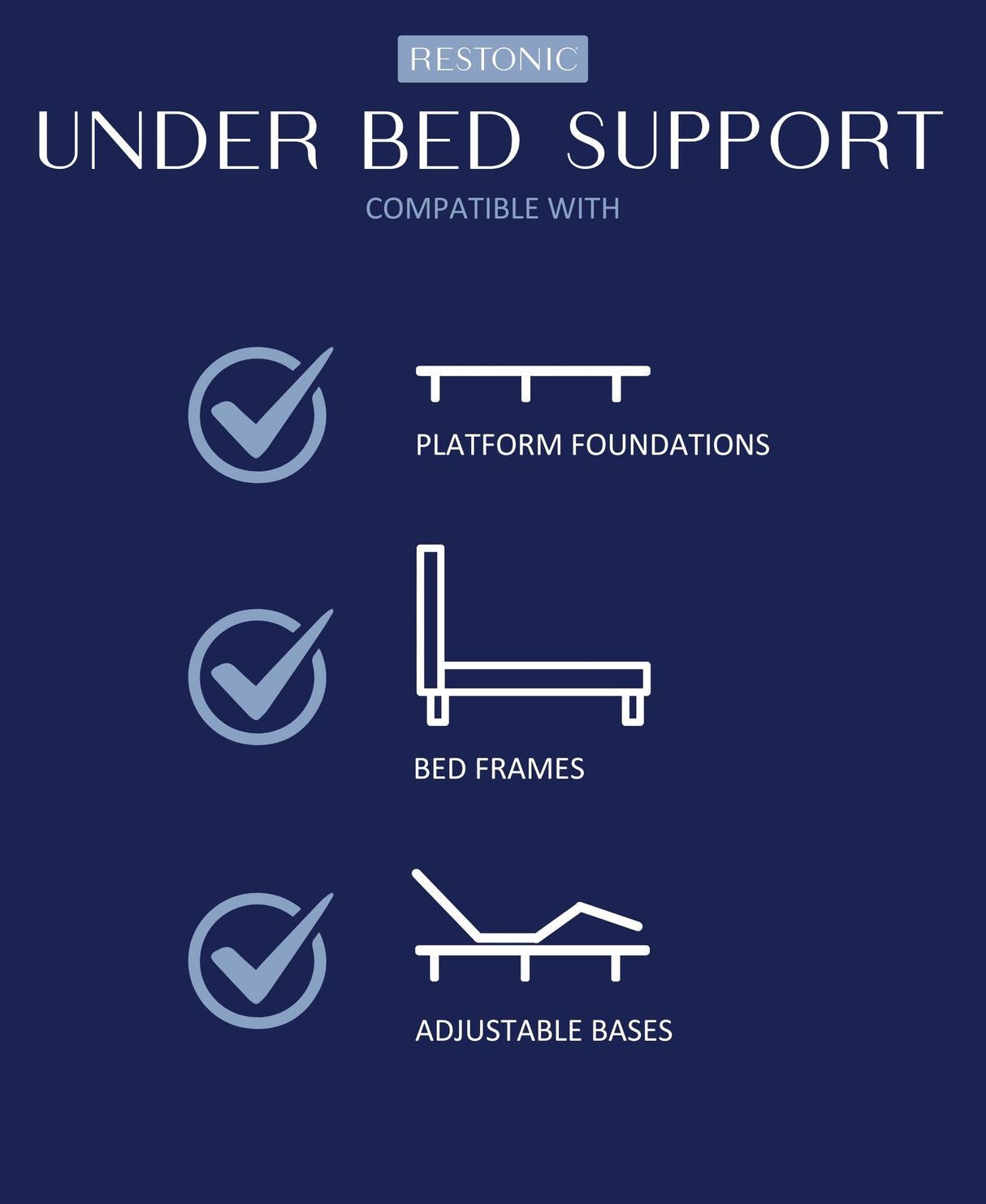 Restonic ComfortCare Hybrid Restful Nights Plush California King Mattress