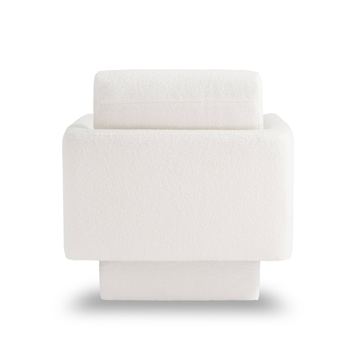 Hartswell Teddy Sherpa Modern Swivel Accent Chair