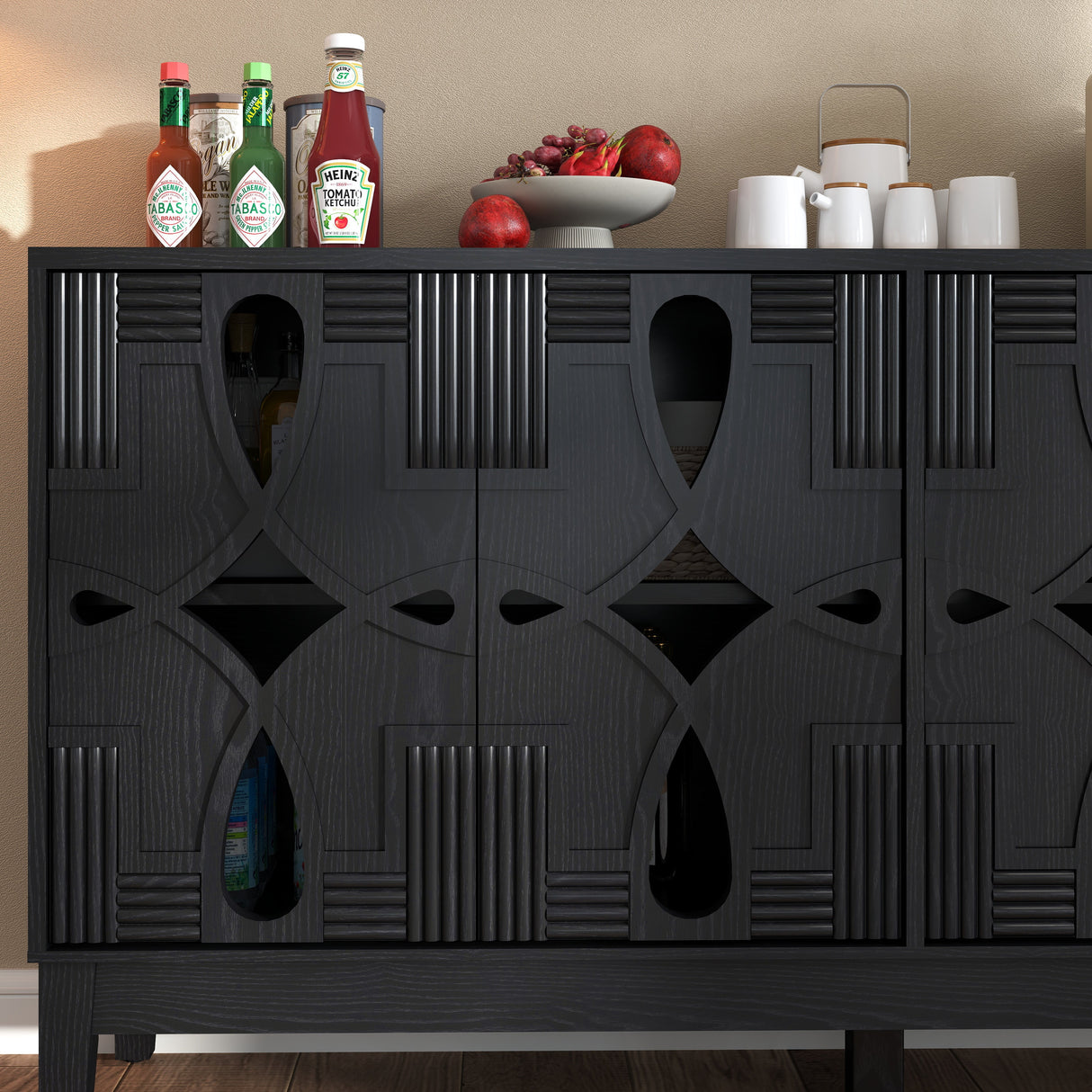 60.5' Mid Century Modern  Sideboard