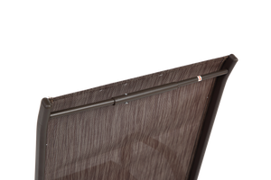 8 Piece Patio Chairs with Breathable Textilene Fabric - Brown