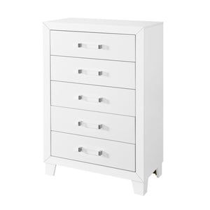 OMODA White 5 Drawer Modern Chest