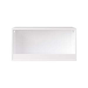 Open Toy Storage Box For Kids, Organizer Bin For Plush Toys, Books - White