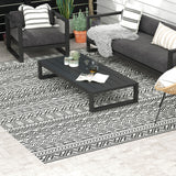 Reversible-outdoor-rug,-9'-x-12'-waterproof-plastic-straw-floor-mat,-gray-&-cream-white-boho-Outdoor-Rugs