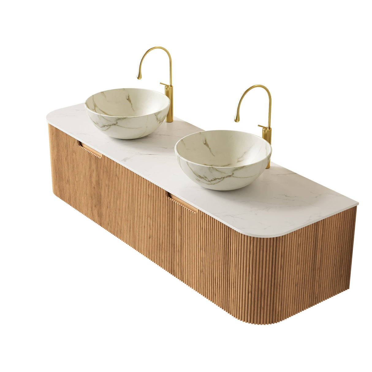 Dina 60" Bathroom Vanity & Sinks