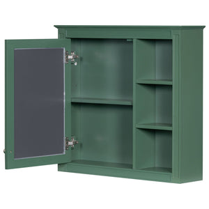 Bathroom Vanity With Top Sink, 2 Doors And 3 Drawers, Freestanding Set With Mirror Cabinet