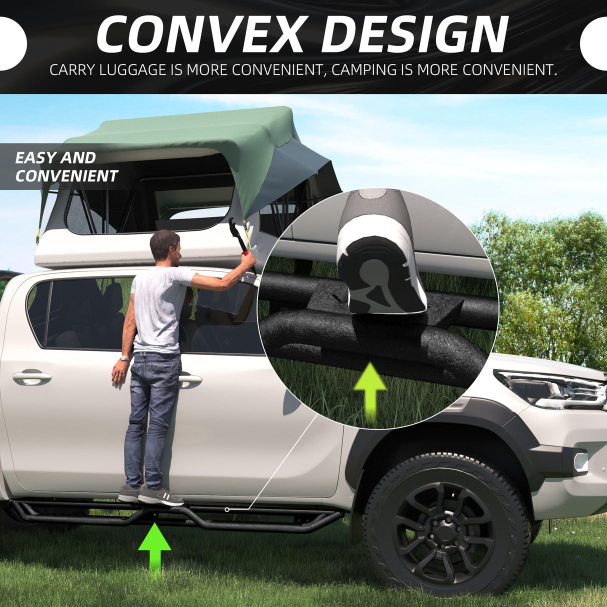 Running Boards for 2005-2023 Toyota Tacoma Double Cab