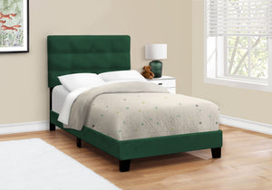 Transitional Upholstered Bed Frame