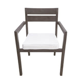 U_Style 7 Pieces Acacia Wood Outdoor Dining Set with Cushions