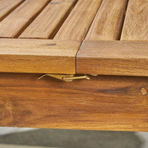 Outdoor Expandable Dining Table With Square Legs