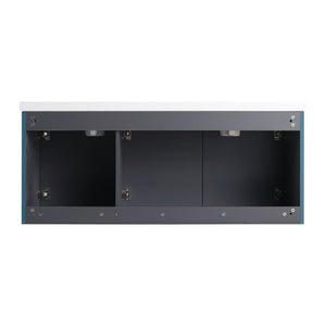 Contemporary Wall Mounted Bathroom Vanity With Soft Close Doors