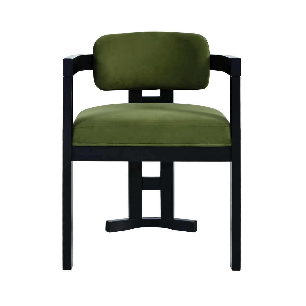 Stylish Indoor Upholstered Wood Dining Chair (Set of 2)