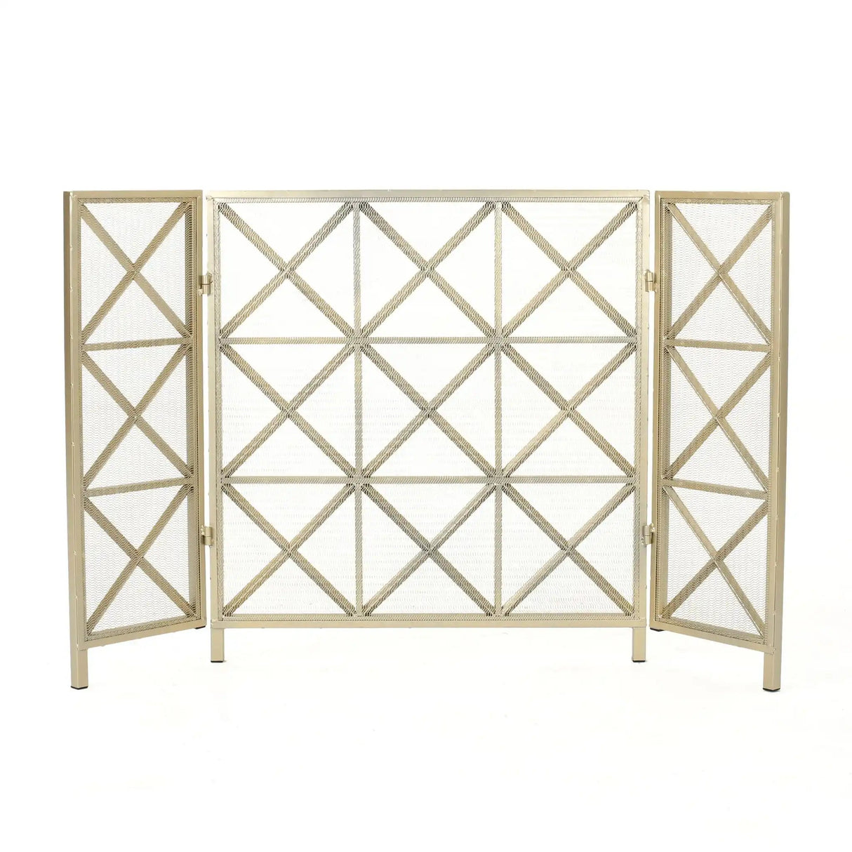 Margaret - 3 Panel Fireplace Screen Iron