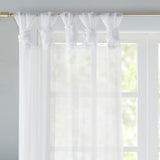 Twist Tab Voile Sheer Window Pair