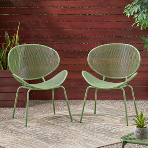 Elba Contemporary Chair Set for Outdoor Relaxation