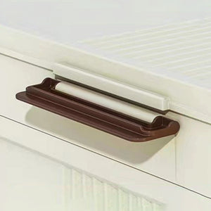 Portable Wardrobe Closet Storage Organizer With Magnetic Doors And Hanging Rod - Cream White
