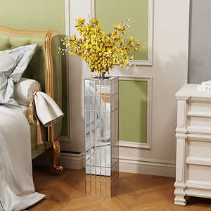 Tall Floor Vase 29.92" Mirrored Floor Vase for Home Decor