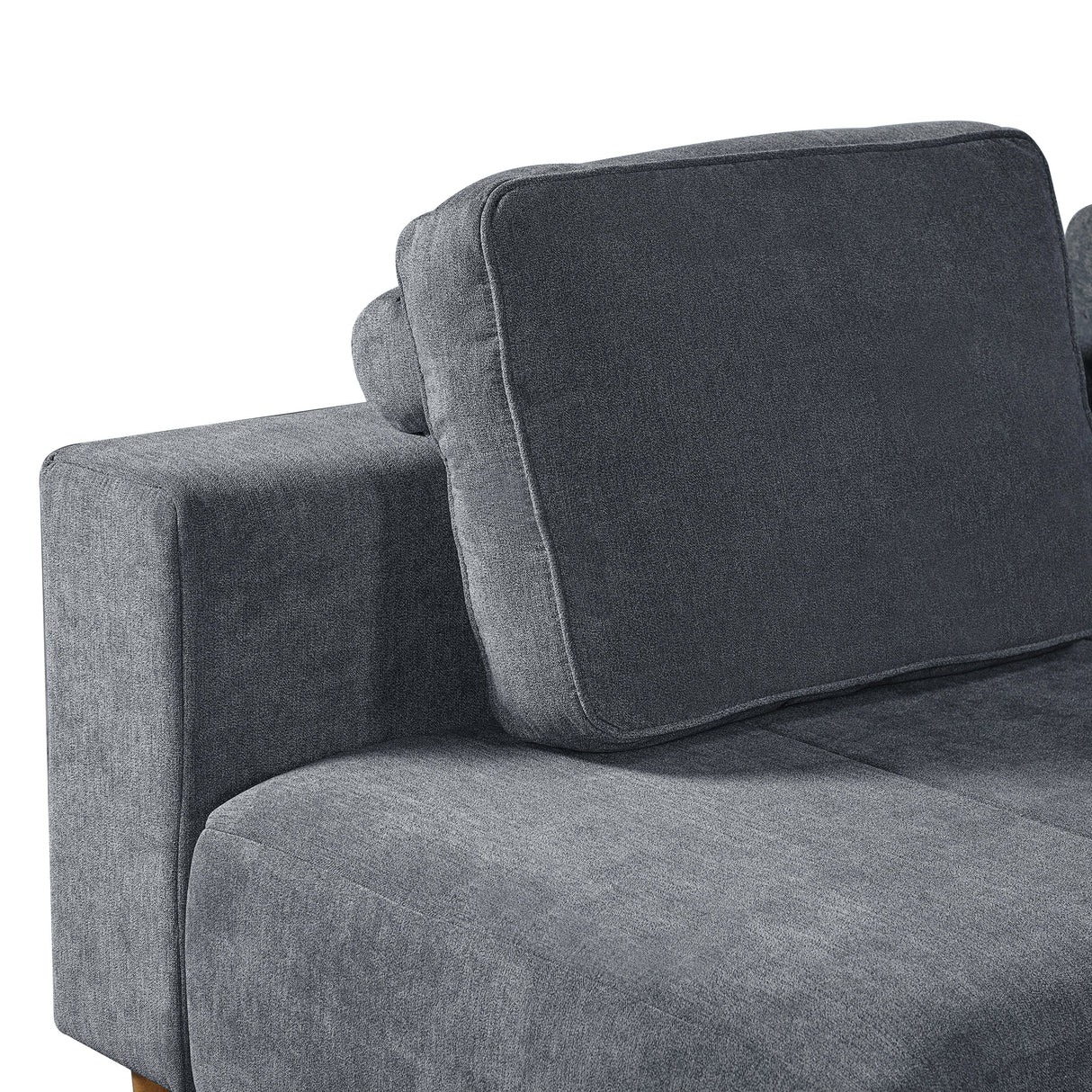 2-Piece 109" L-Shape Convertible Sectional Sofa
