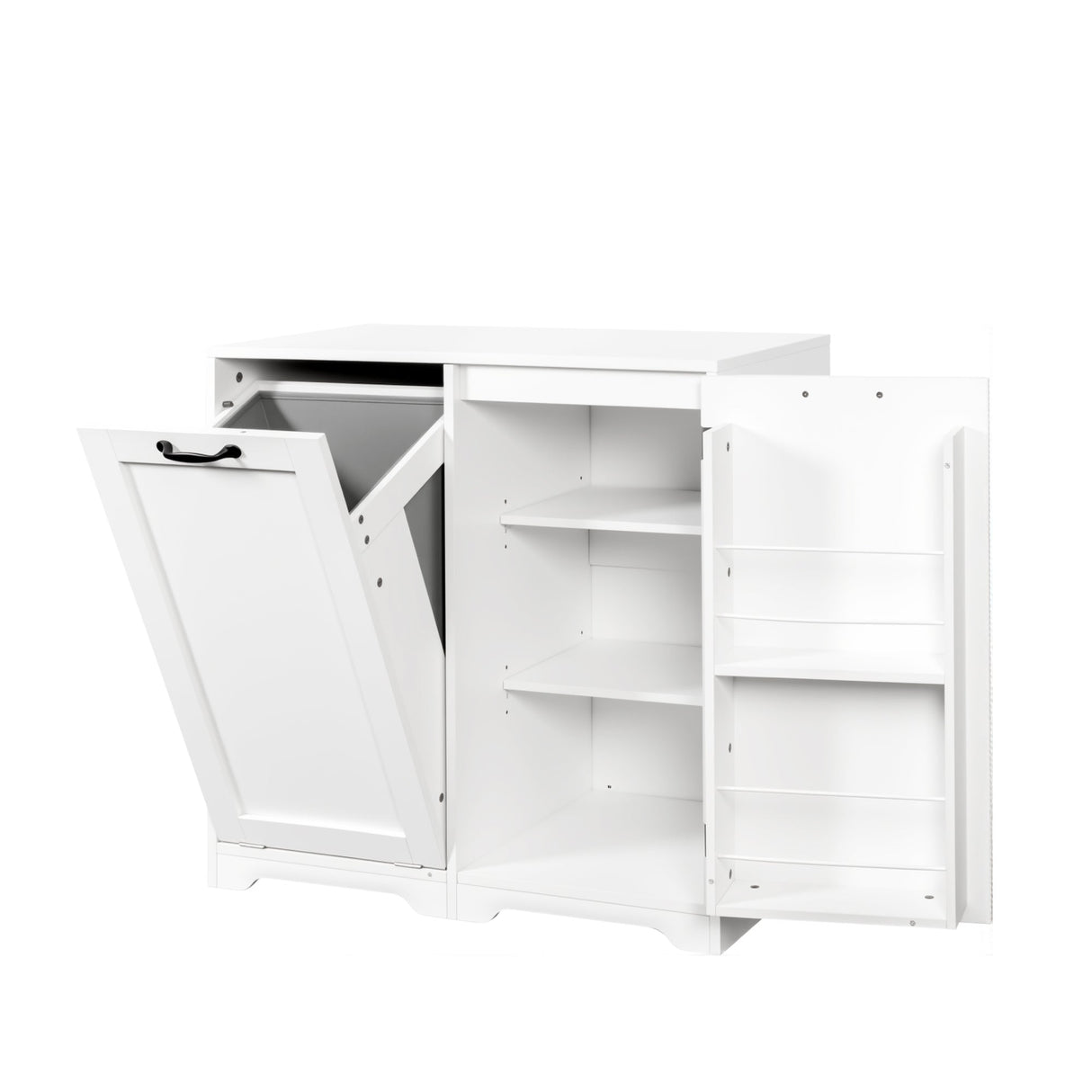 Laundry Cabinet with Tilt-Out Hamper