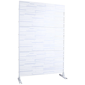 Outdoor & Indoor Freestanding Metal Privacy Screen
