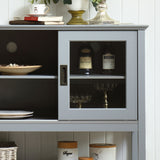 Sideboard Buffet Table with DoorsGrey