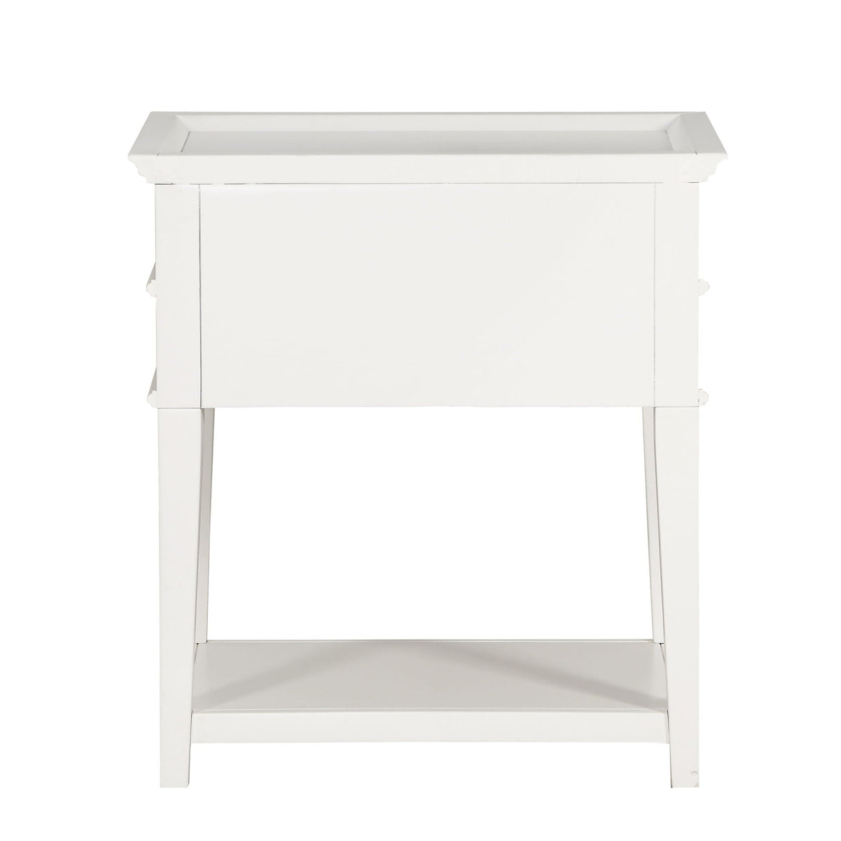 Carmona - 2 Drawer Tray Top Nightstand Pulls
