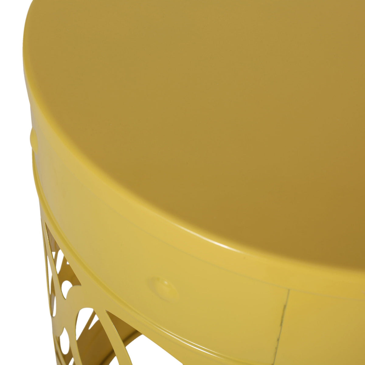 Outdoor Metal S/2 End Table