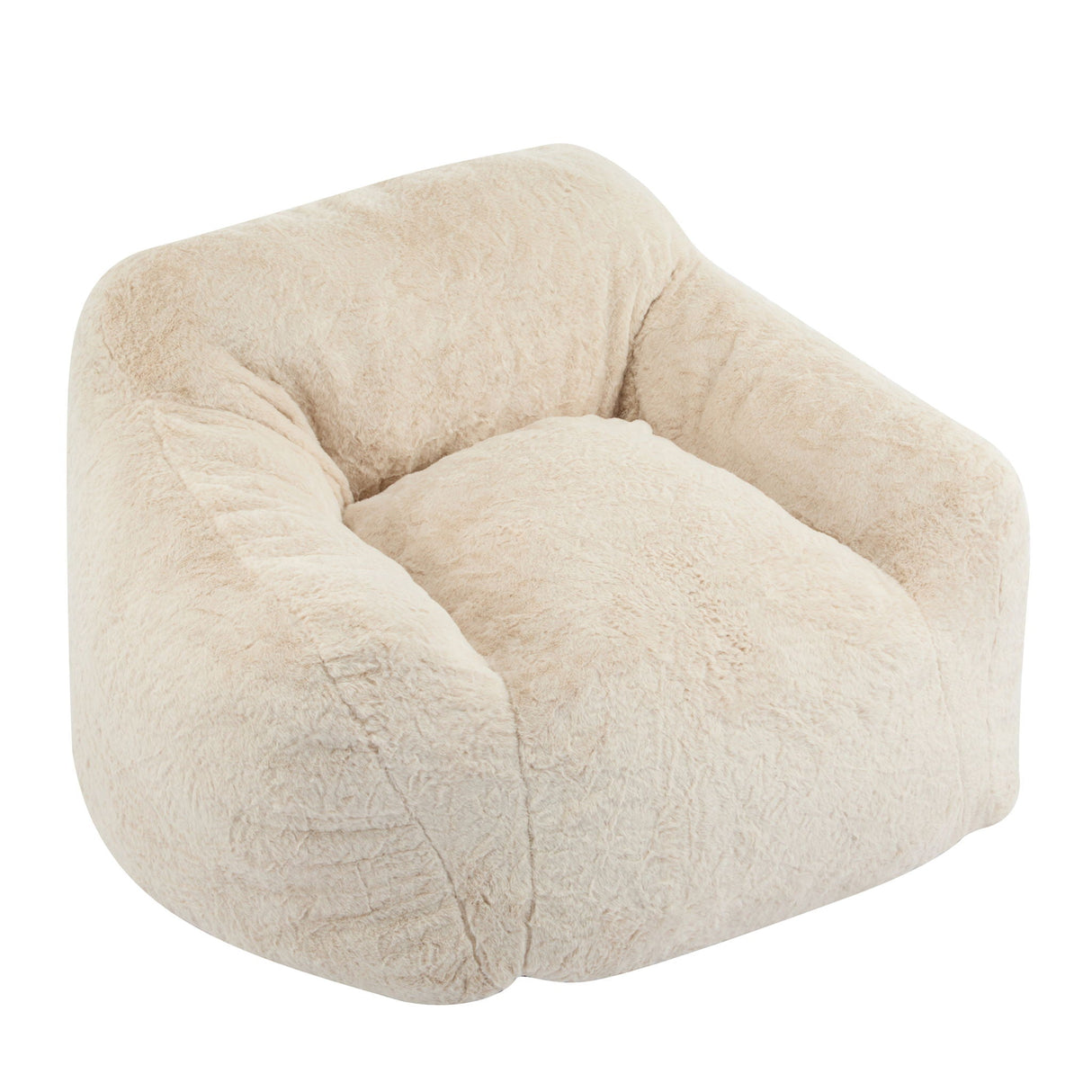 Auch Indoor Armchair Style Bean Bag - Beige